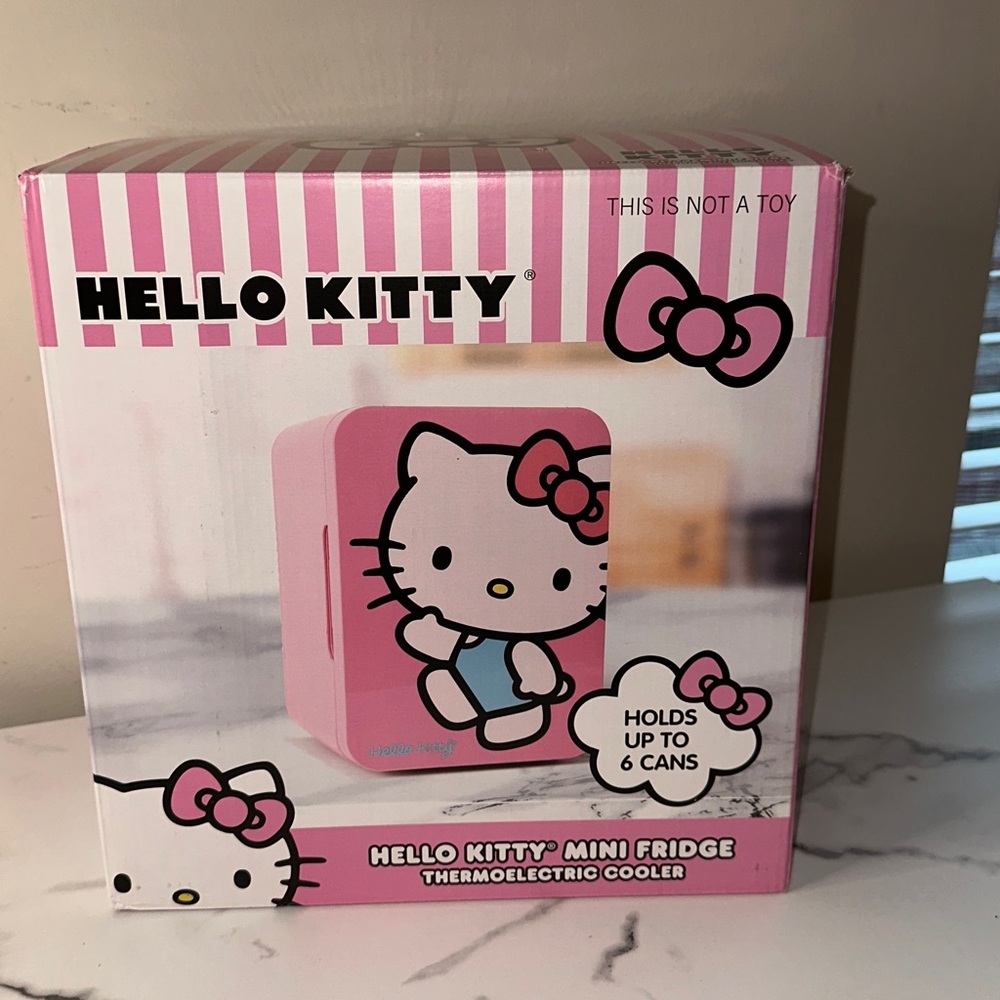 New- Hello Kitty Mini Fridge